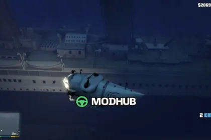 Titanic Underwater exploration for GTA 5