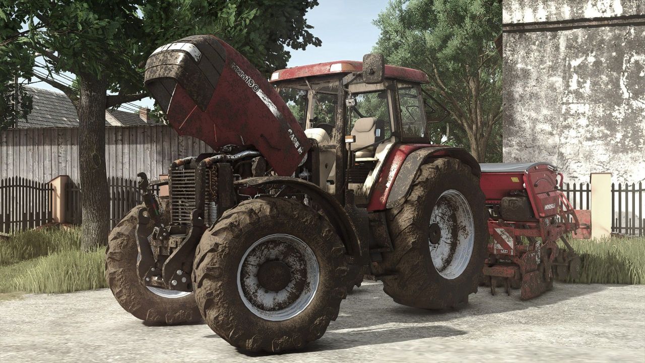 Mocny Traktor Case IH MXM 190 do FS25 — 235 KM, GPS i Precision Farming