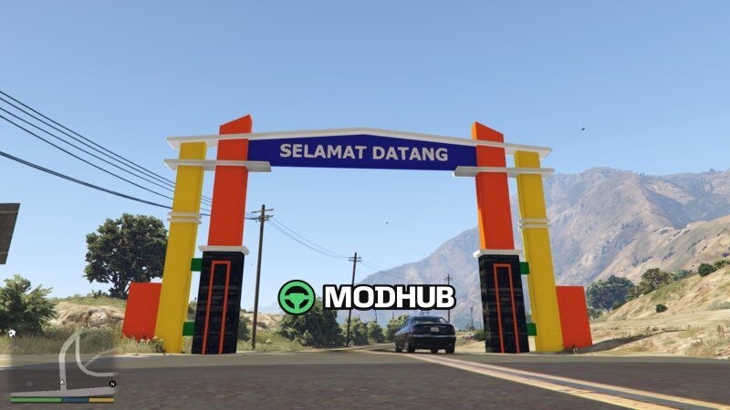 Ворота Gapura Indonesia для GTA 5
