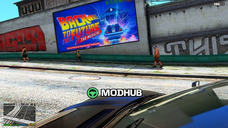 Realistic real brand billboards for GTA 5