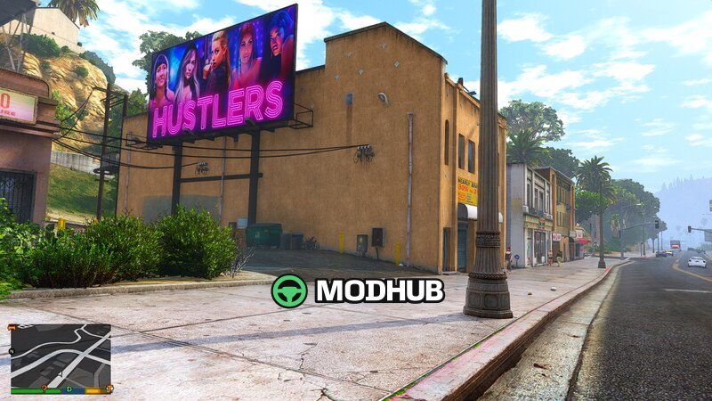 Realistic real brand billboards for GTA 5