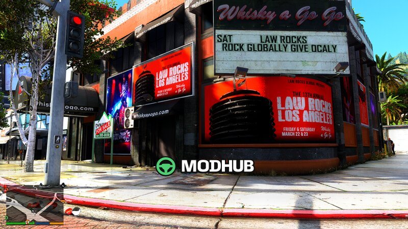 Realistic real brand billboards for GTA 5