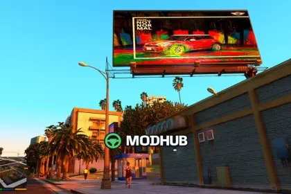 Realistic real brand billboards for GTA 5 — 5