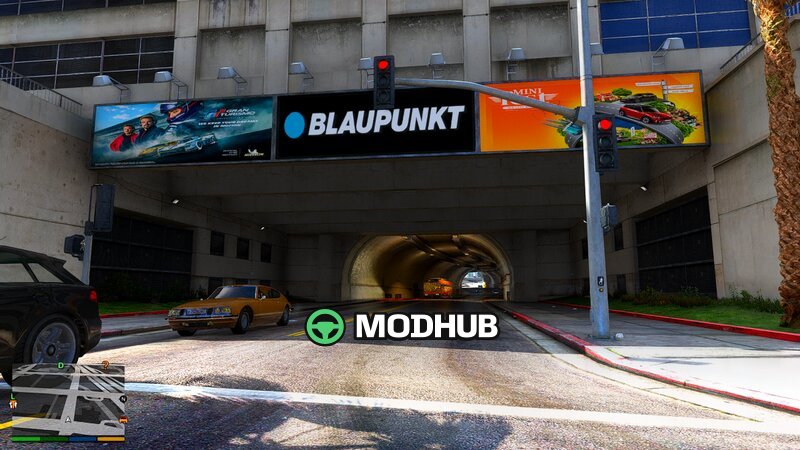 Realistic real brand billboards for GTA 5