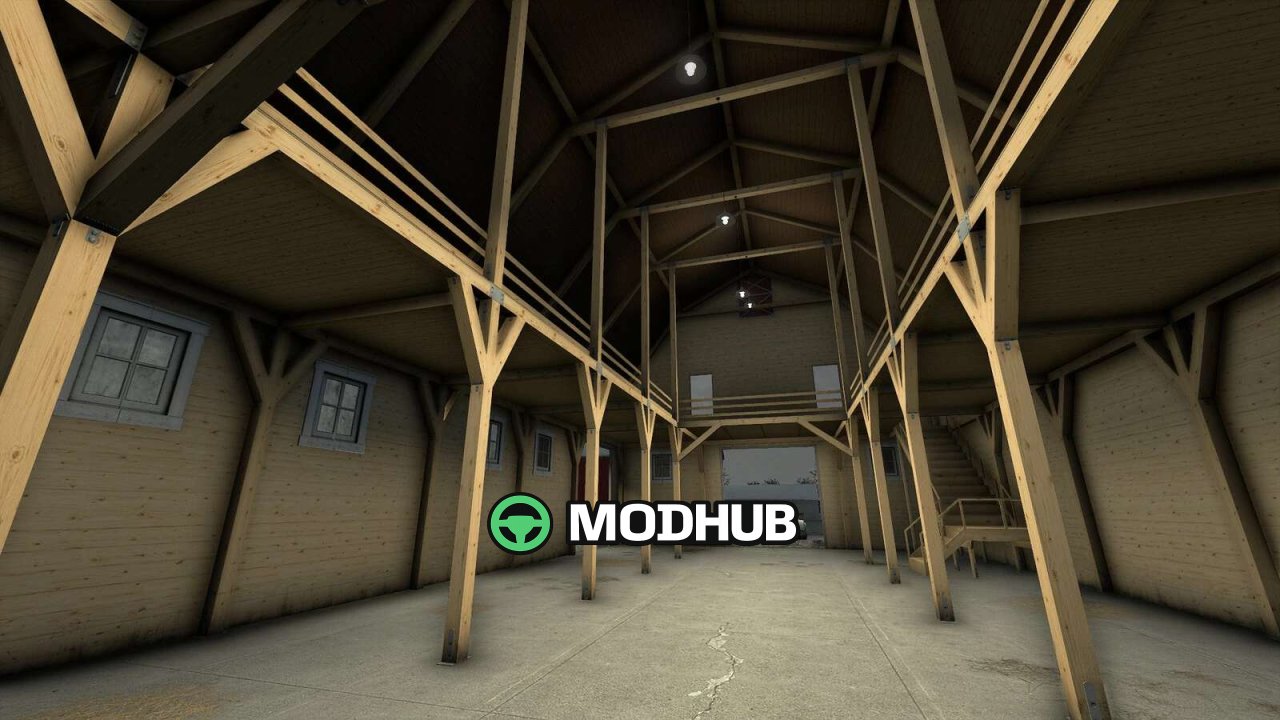 Old US Barn v1.0 for FS25