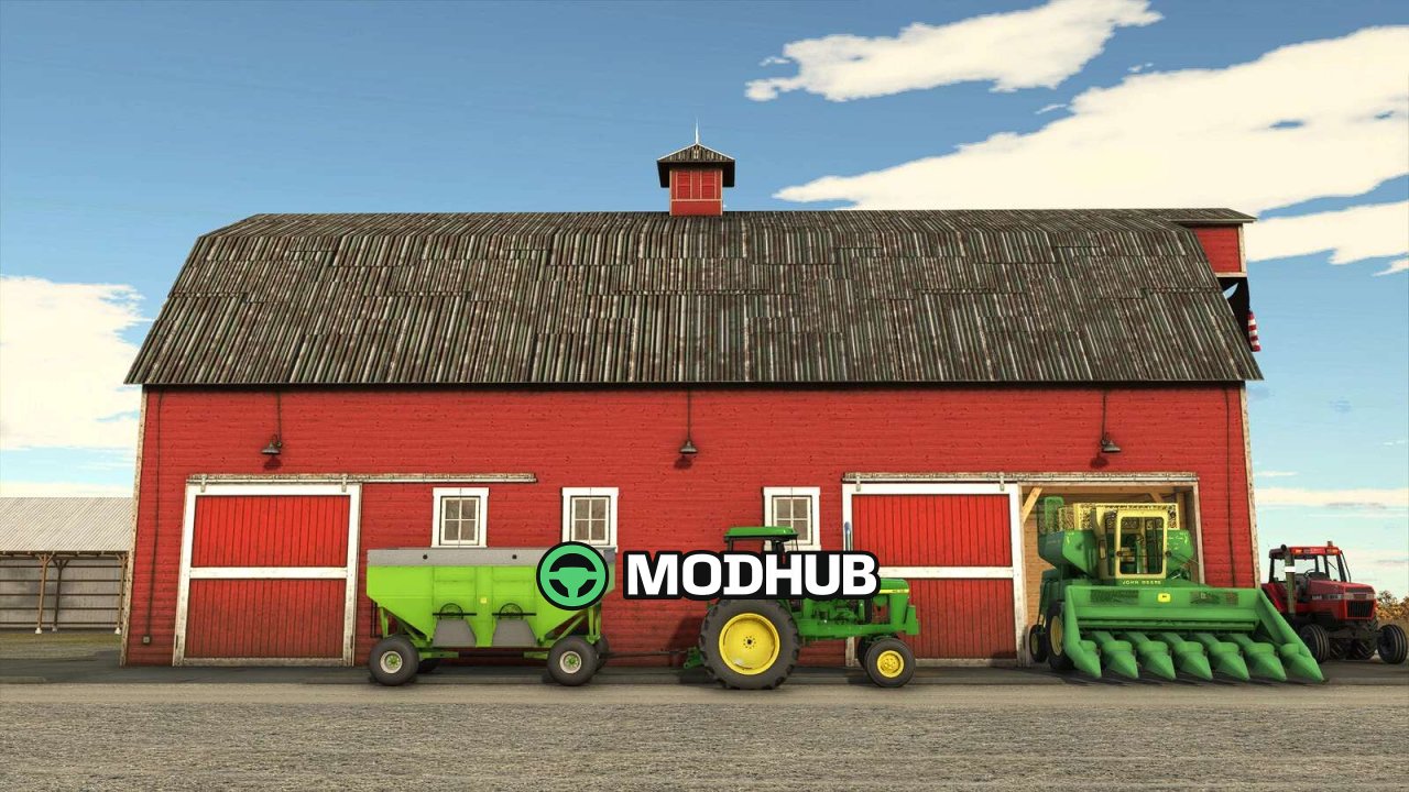 Old US Barn v1.0 for FS25