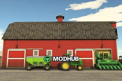 Old US Barn v1.0 for FS25 — 4