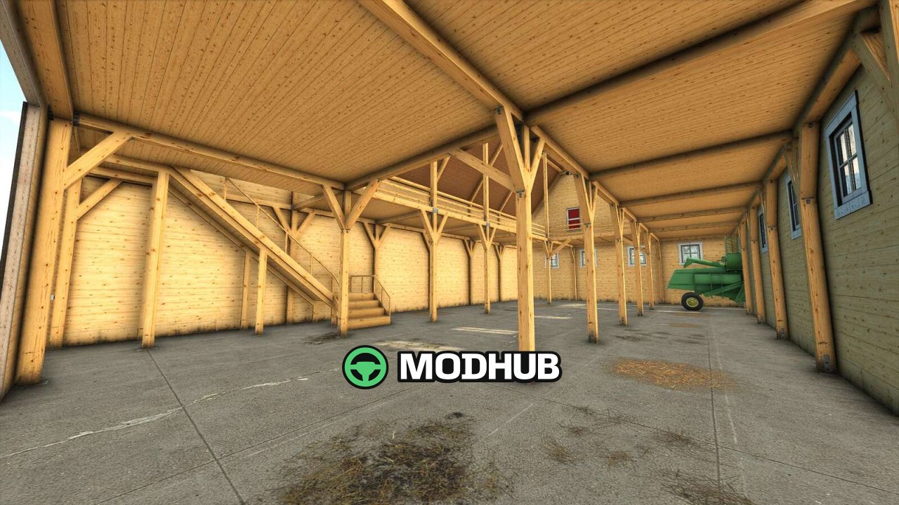 Old US Barn v1.0 for FS25