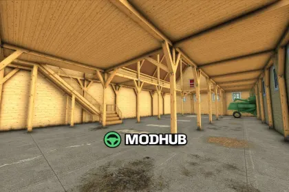Old US Barn v1.0 for FS25 — 5