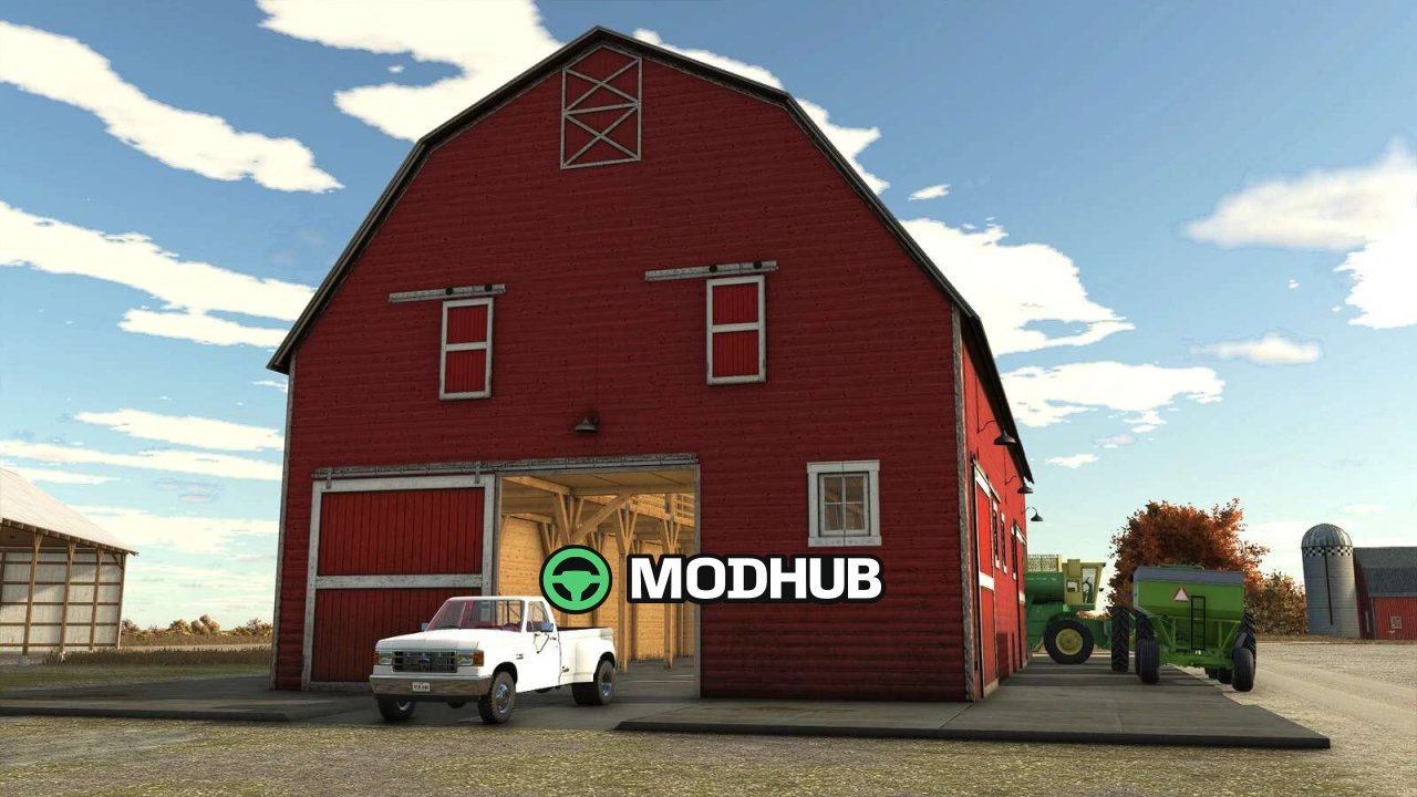 Old US Barn v1.0 for FS25
