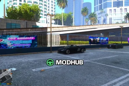 Downtown Shops and Billboards Replacement for GTA 5 — 5