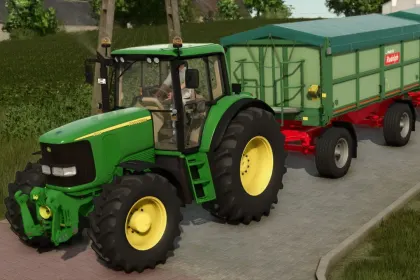 Легендарний Трактор John Deere 6020 Series (6520/6620/6820/6920) — Швидкий та Ефективний для FS25 — 1