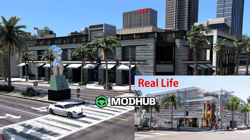 Схема Real Life Beverly Hills: LA Revo 2.0 Demo для GTA 5