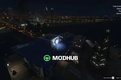Новорічні декорації на Del Perro Pier [YMAP] для GTA 5 — 2