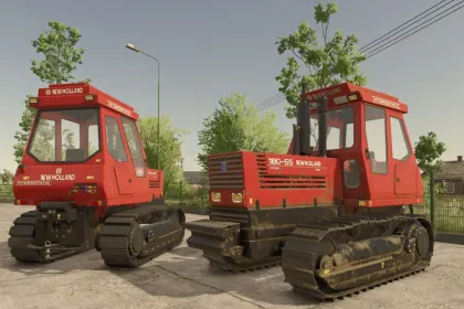 Legendärer Ketten-Traktor New Holland 180-55 — Leistung 180 PS für schwere Arbeiten — 4