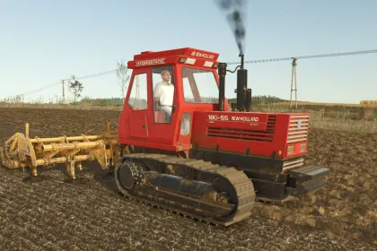 Legendärer Ketten-Traktor New Holland 180-55 — Leistung 180 PS für schwere Arbeiten — 5