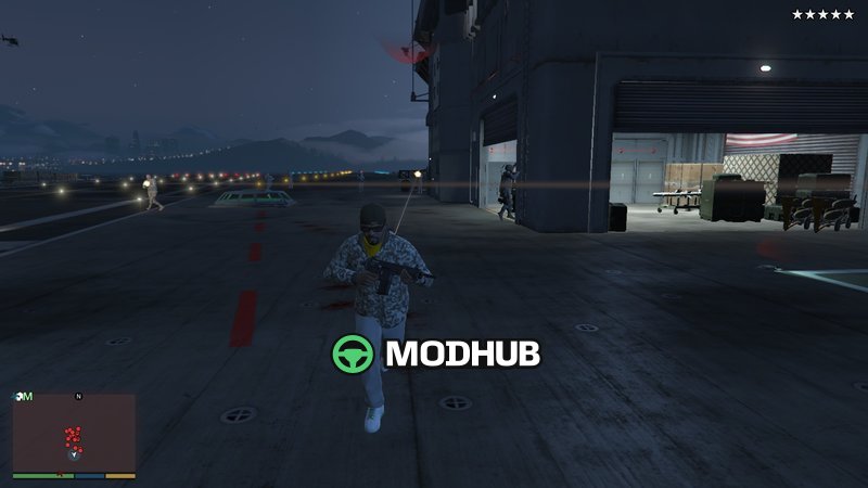Авіаносець з NPC для GTA 5
