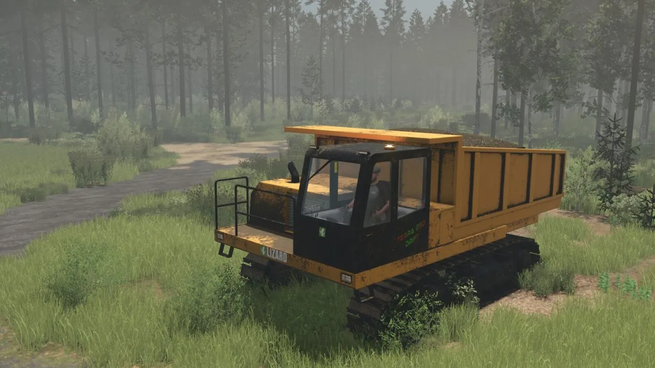 Powerful Tracked Dump Truck for Construction and Quarries in FS25