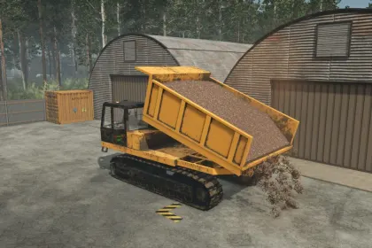 Powerful Tracked Dump Truck for Construction and Quarries in FS25 — 2