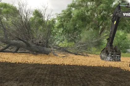 Ефективний Land Clearing Pack для FS25 — Kwik Klaw та Вогонь для Швидкого Розчищення Ділянок — 4