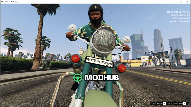 Мотоцикл Bullet Bike для GTA 5