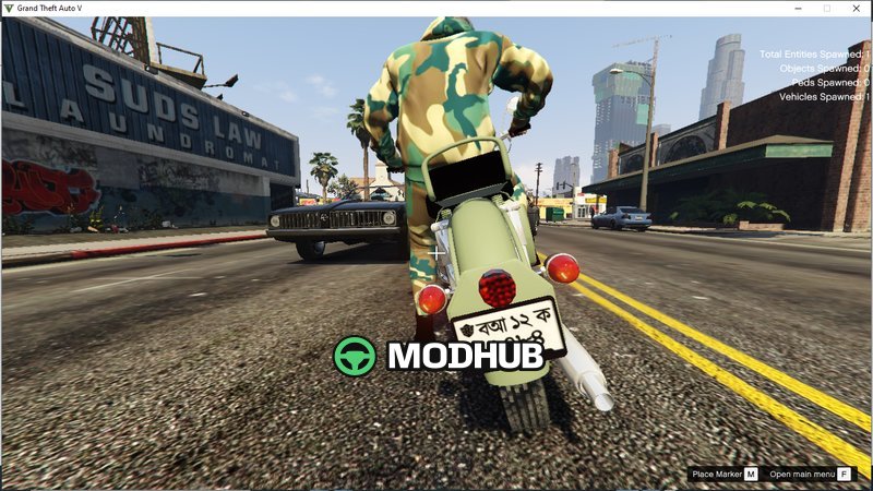 Мотоцикл Bullet Bike для GTA 5
