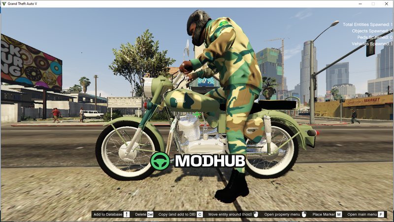 Мотоцикл Bullet Bike для GTA 5