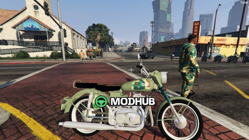 Мотоцикл Bullet Bike для GTA 5