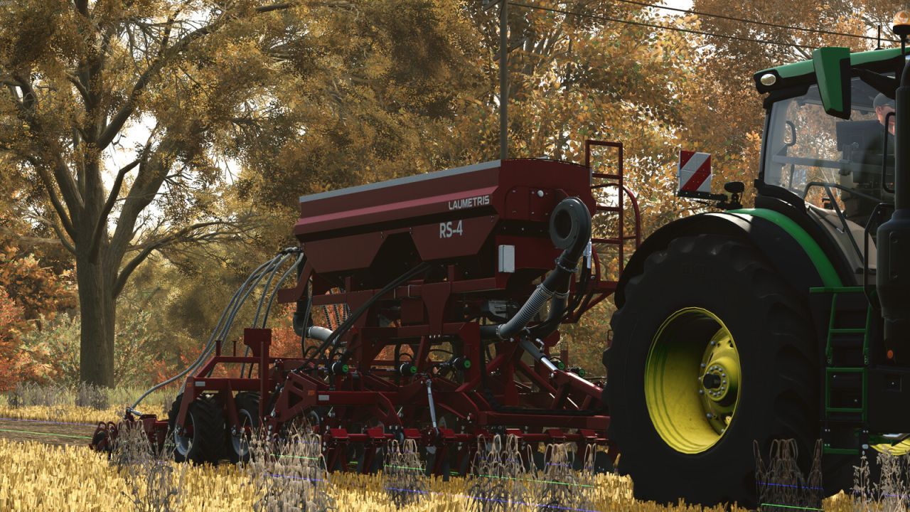 Efficient Stubble Seeder Laumetris RS4 4m for Farming Simulator 25