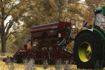Efficient Stubble Seeder Laumetris RS4 4m for Farming Simulator 25 — 3
