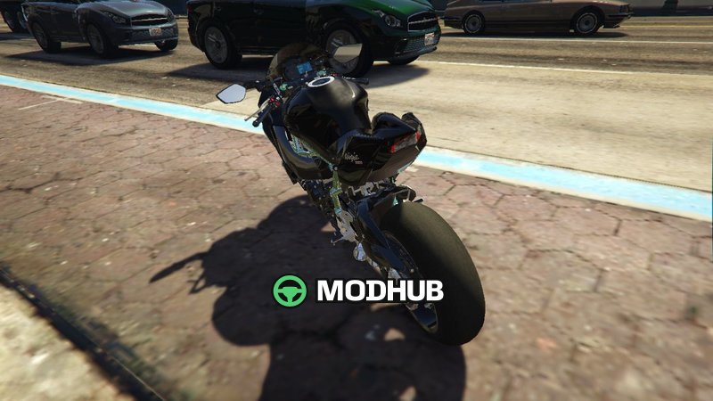 Мотоцикл Kawasaki Ninja H2 [Replace] для GTA 5