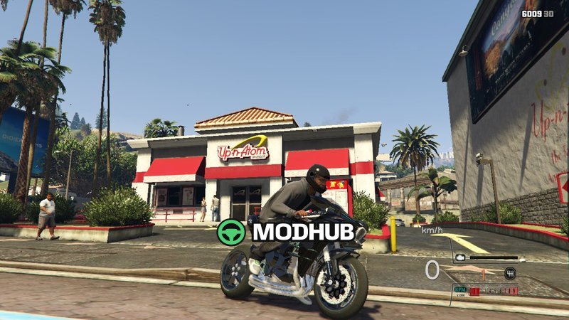 Мотоцикл Kawasaki Ninja H2 [Replace] для GTA 5