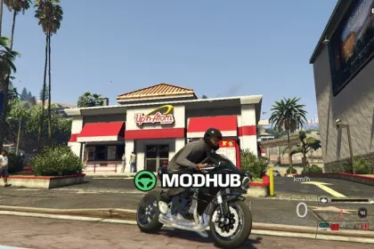 Мотоцикл Kawasaki Ninja H2 [Replace] для GTA 5 — 5