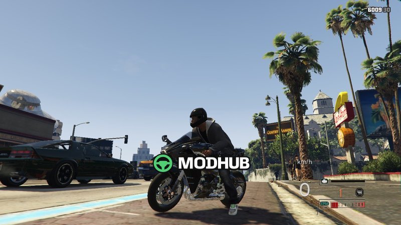 Мотоцикл Kawasaki Ninja H2 [Replace] для GTA 5