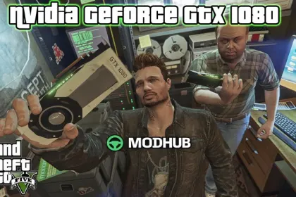 Липучка NVidia GeForce GTX 1080 для GTA 5