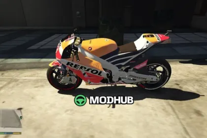 Мотоцикл Honda RC213V Marc Marquez для GTA 5 — 2