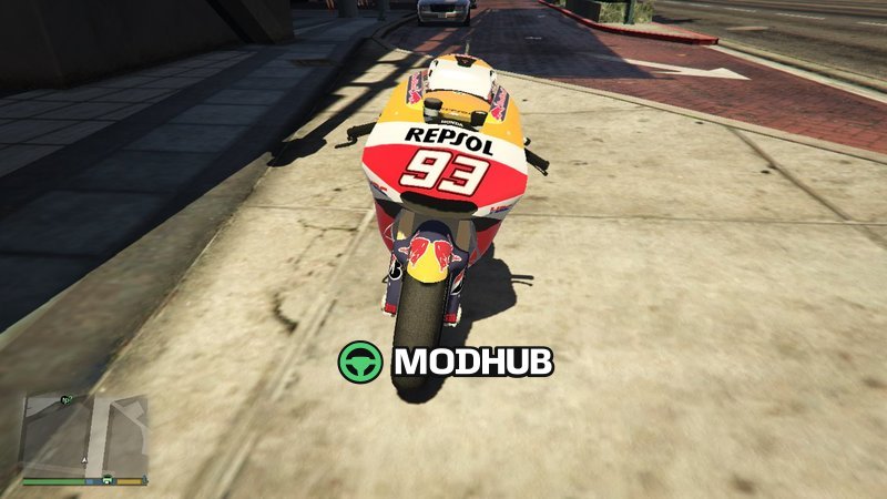 Мотоцикл Honda RC213V Marc Marquez для GTA 5