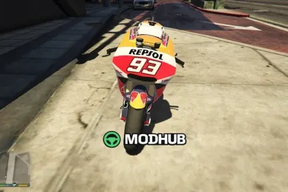 Мотоцикл Honda RC213V Marc Marquez для GTA 5 — 3