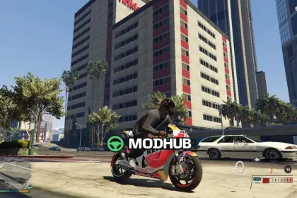 Мотоцикл Honda RC213V Marc Marquez для GTA 5 — 6