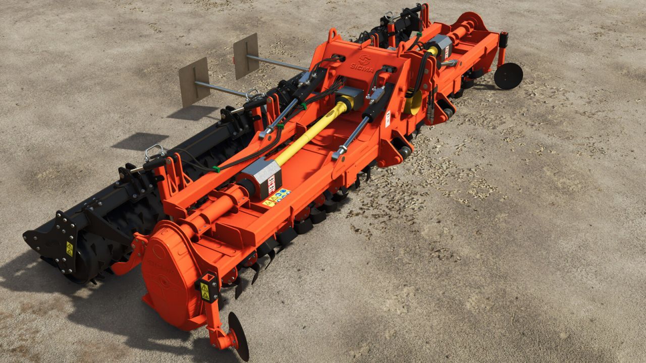 Важка Роторна Фреза Sicma RW 520 — Ефективний Обробіток 5.2 м у Farming Simulator 25