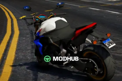 Мотоцикл CB 1000 Tricolor для GTA 5 — 3