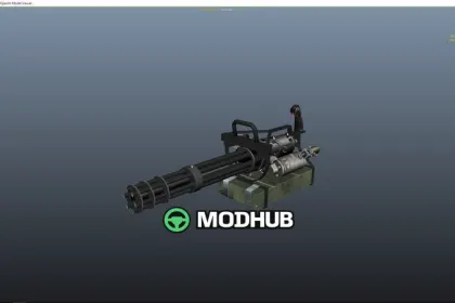 Мініган M134 Black для GTA 5