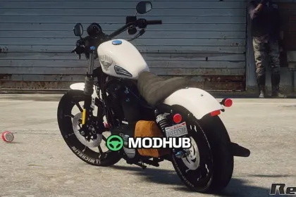 Мотоцикл Harley-Davidson XL883N Sportster Iron 883 2017 для GTA 5 — 3