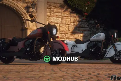 Мотоцикл Indian Chief Dark Horse 2019 для GTA 5