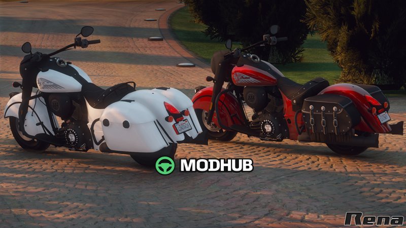 Мотоцикл Indian Chief Dark Horse 2019 для GTA 5