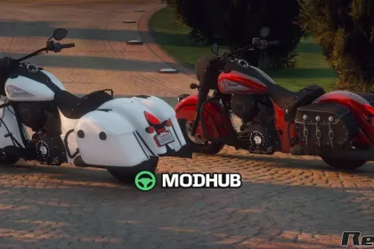 Мотоцикл Indian Chief Dark Horse 2019 для GTA 5 — 2