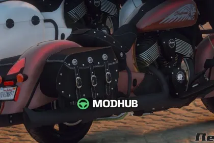 Мотоцикл Indian Chief Dark Horse 2019 для GTA 5 — 4