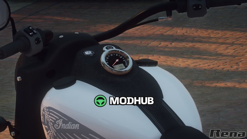 Мотоцикл Indian Chief Dark Horse 2019 для GTA 5