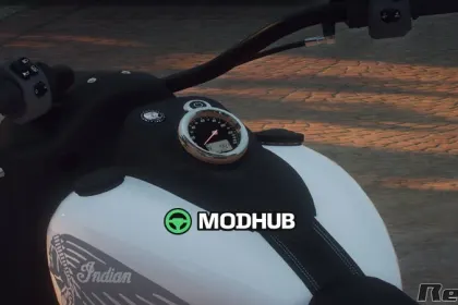 Мотоцикл Indian Chief Dark Horse 2019 для GTA 5 — 5