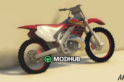 Мотоцикл Honda CR 250 R для GTA 5 — 3